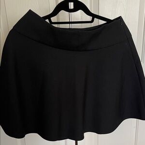 RED Valentino Black Skater  Skirt
